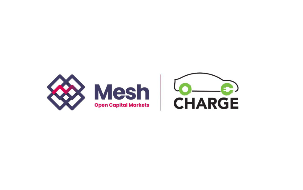 Mesh.trade and CHARGE logos