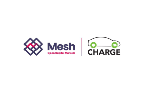 Mesh.trade and CHARGE logos