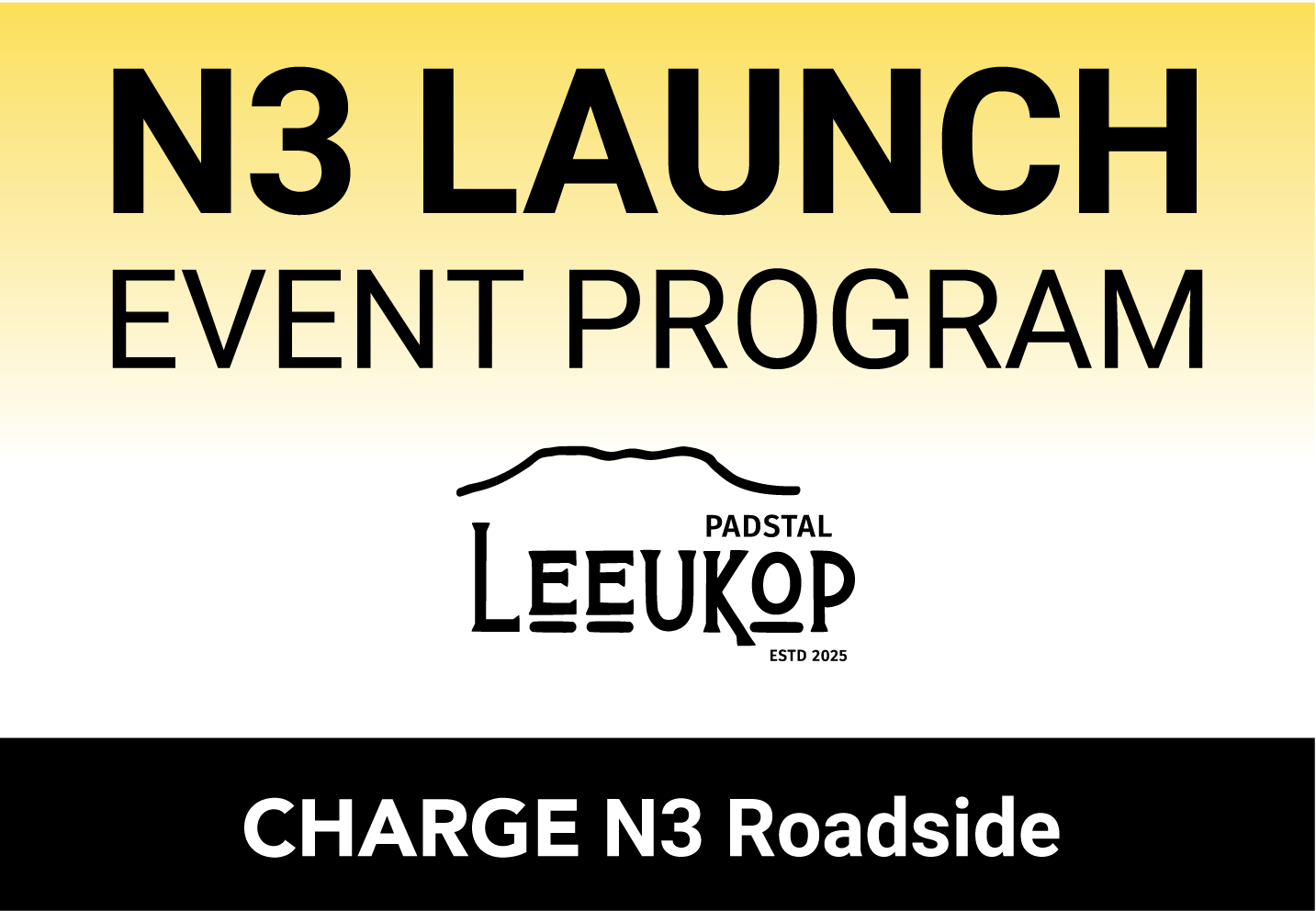 N3 Launch Program CHARGE N3 ROADSIDE